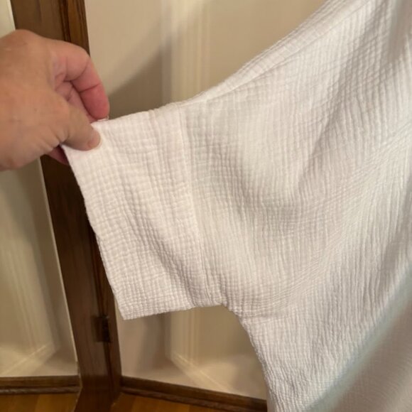 CYNTHIA ROWLEY WHITE 100% Cotton Top - 3X - Picture 4 of 12